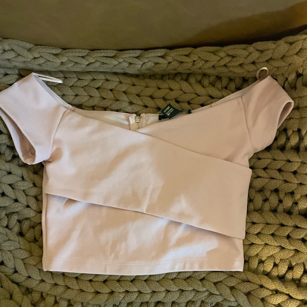 Baby Pink Crop Top.